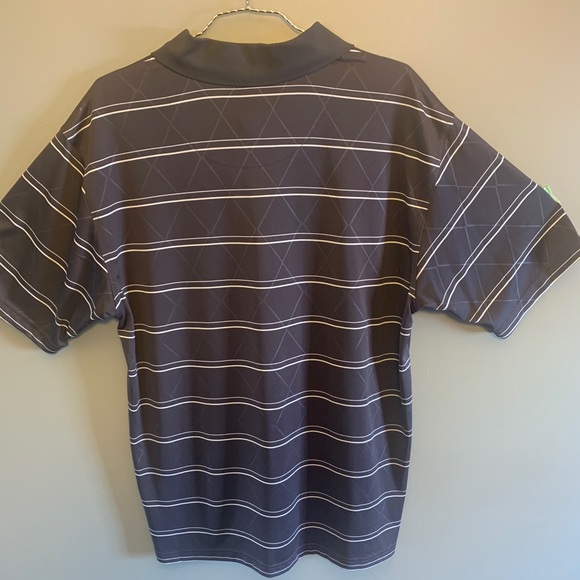 PGA Tour navy stripe polo ,L - Picture 4 of 6